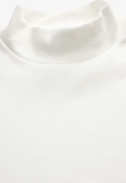 Discount Ribbad topp med polokrage Tröjor & Cardigans|Toppar & T-Shirts