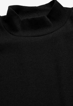Hot Ribbad topp med polokrage Tröjor & Cardigans|Toppar & T-Shirts