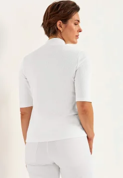 Hot Ribbad topp med polokrage Tröjor & Cardigans|Toppar & T-Shirts