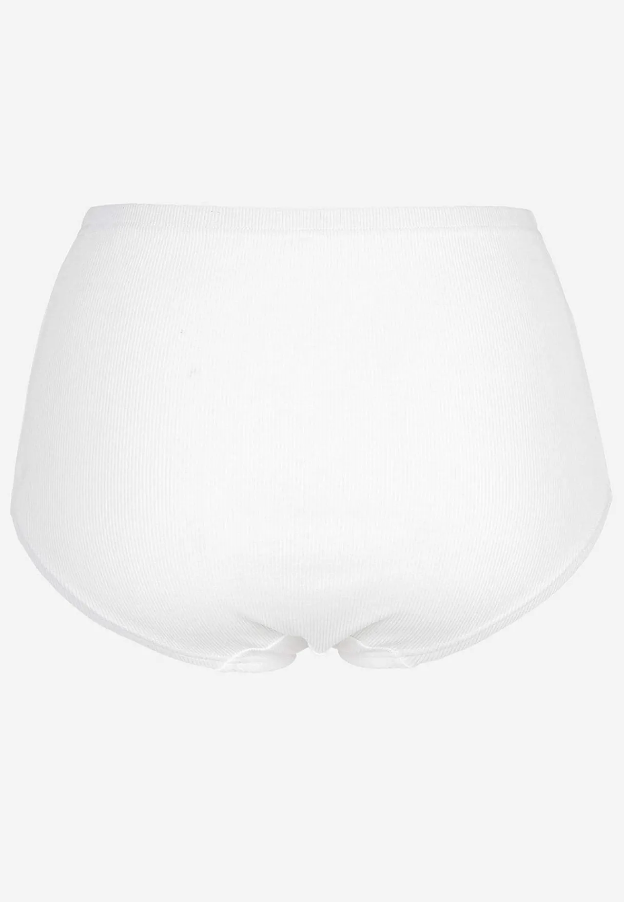 Outlet Ribbad trosa i bomull 6-pack Basplagg|Plus Size