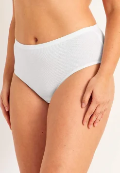 Outlet Ribbad trosa i bomull 6-pack Basplagg|Plus Size