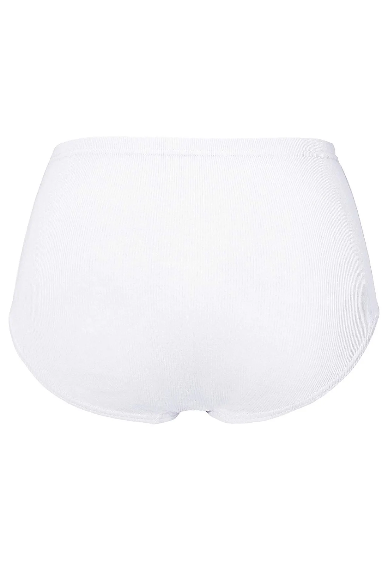 Outlet Ribbad trosa i bomull 6-pack Basplagg|Plus Size