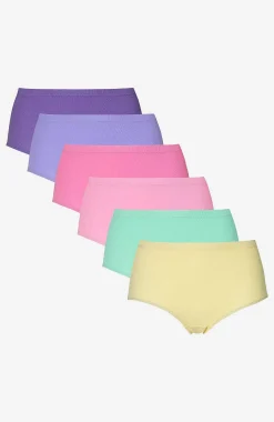 New Ribbad trosa i bomull 6-pack Basplagg|Plus Size