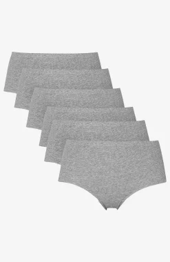 Best Ribbad trosa i bomull 6-pack Basplagg|Plus Size