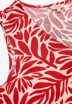 New Ärmlös trikåtopp med v-ringning Toppar & T-Shirts|Plus Size