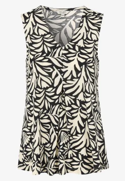 Best Ärmlös trikåtopp med v-ringning Toppar & T-Shirts|Plus Size