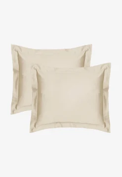 Outlet Örngott i satin med vinge 50x60 cm Ekologisk bomull 2-pack Bäddtextilier|Flerpack