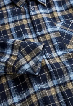 New Rutig flanellskjorta Skjortor|Plus Size