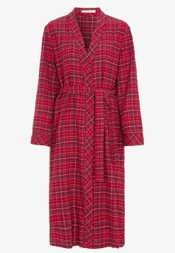 Best Rutig morgonrock i flanell Plus Size|Sov- & Myskläder