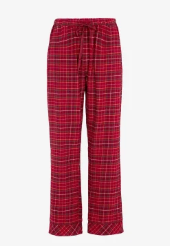 Outlet Rutig pyjamas i flanell Plus Size|Sov- & Myskläder