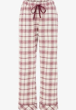 Discount Rutig pyjamas i flanell Plus Size|Sov- & Myskläder