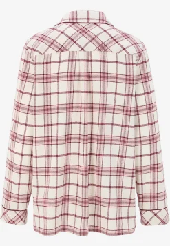 Discount Rutig pyjamas i flanell Plus Size|Sov- & Myskläder
