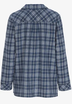 Online Rutig pyjamas i flanell Plus Size|Sov- & Myskläder