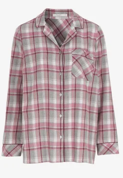 Clearance Rutig pyjamas i flanell Plus Size|Sov- & Myskläder