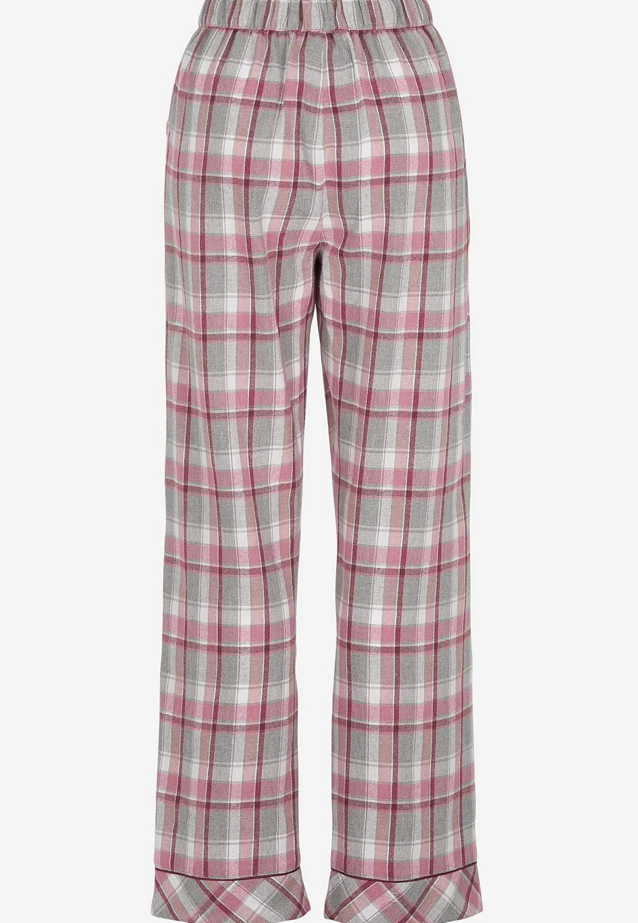 Clearance Rutig pyjamas i flanell Plus Size|Sov- & Myskläder