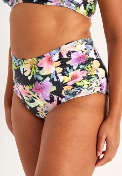 Sale Rynkad bikinitrosa med hög midja Badkläder|Plus Size