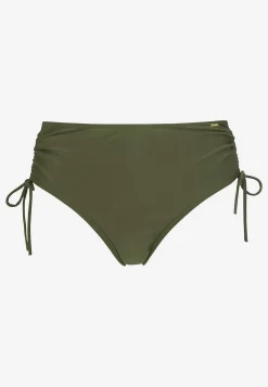 Discount Rynkad bikinitrosa med hög midja Badkläder|Plus Size