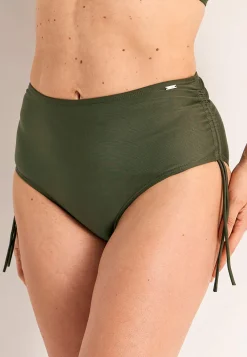 Discount Rynkad bikinitrosa med hög midja Badkläder|Plus Size