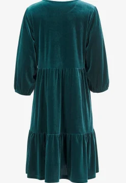 Online Sammetsklänning med volanger Klänningar & Kjolar|Festkläder