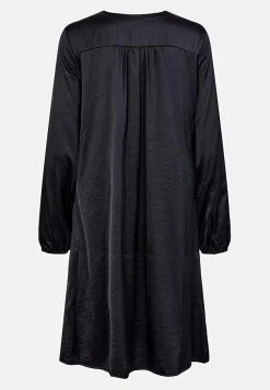 Clearance Satinklänning med knytdetalj Klänningar & Kjolar|Festkläder