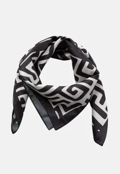 Hot Scarf i mönstrad satäng Accessoarer