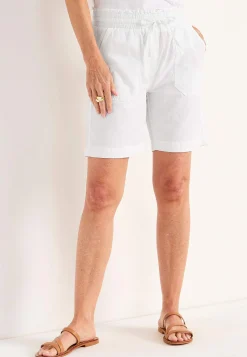 Discount Shorts i tvättad bomull Byxor|Shorts
