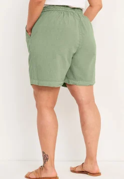 Hot Shorts i tvättad bomull Byxor|Shorts