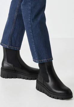 Skinnkänga med hög sula Kängor & Boots|Skinnskor