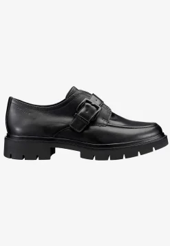 Hot Skinnloafer med spänne Comfort Skinnskor|Loafers