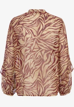 Online Skir blus med volanger Tröjor & Cardigans|Skjortor & Blusar