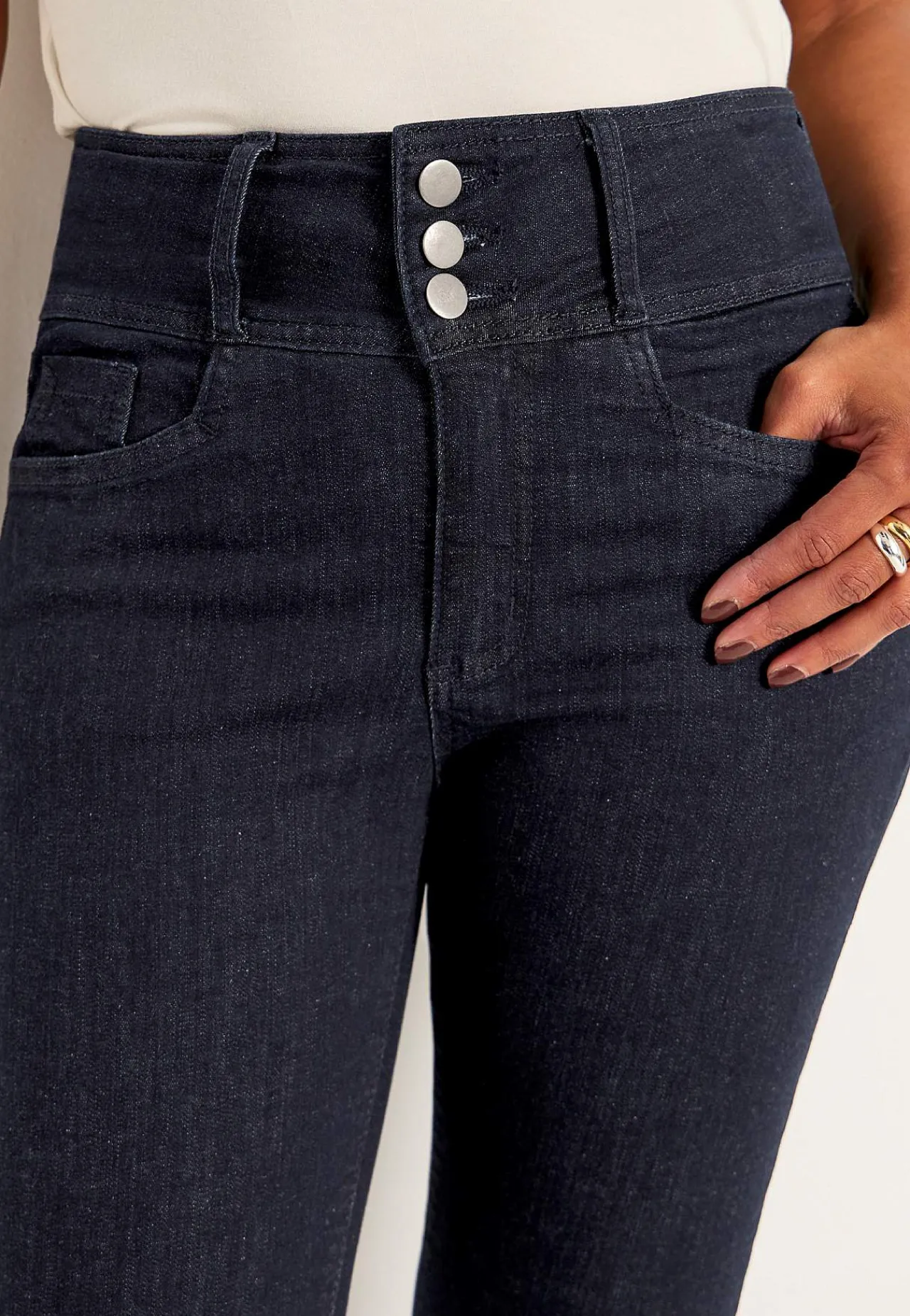 Hot Smala jeans med hög midja - tre längder Jennifer Byxor|Jeans