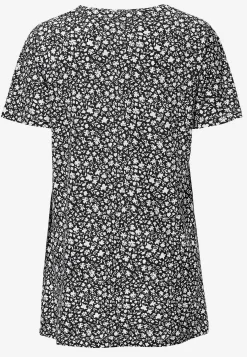 New Småblommig trikåtunika Tunikor|Plus Size