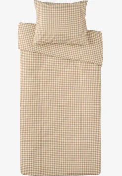 Discount Smårutigt påslakanset 150x210 cm Bäddtextilier