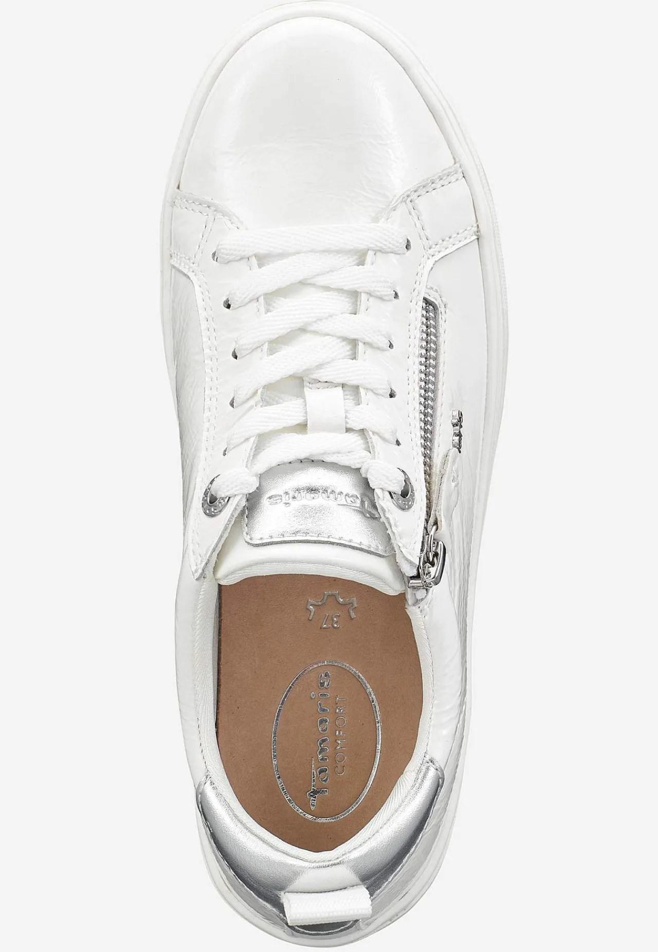 Discount Sneaker i lackat skinn Sneakers|Skinnskor