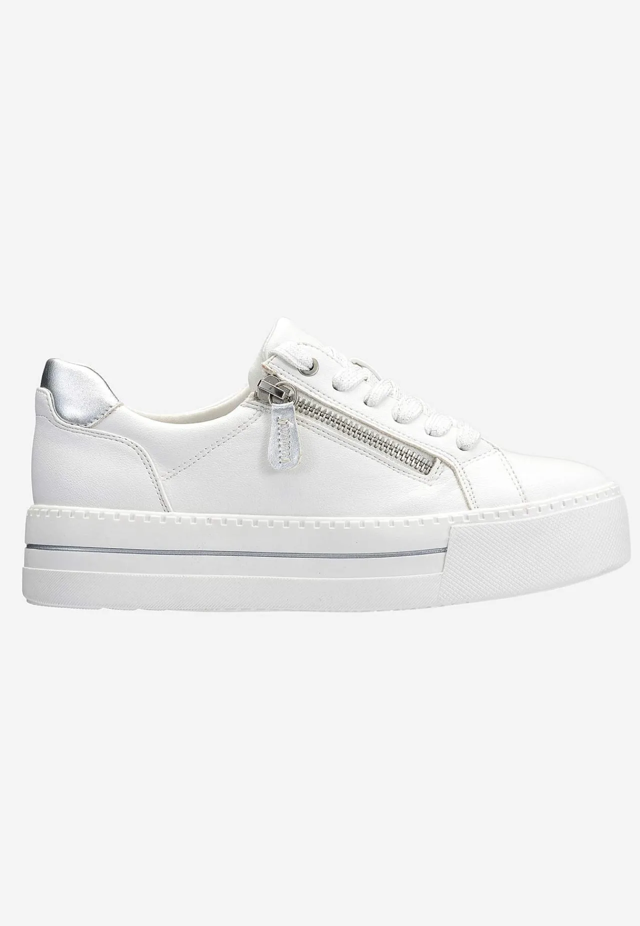 Outlet Sneakers med dragkedja Sneakers|Bred Läst