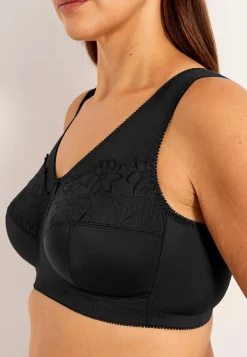 Sale Soft-bh med broderi Lily Basplagg|Plus Size