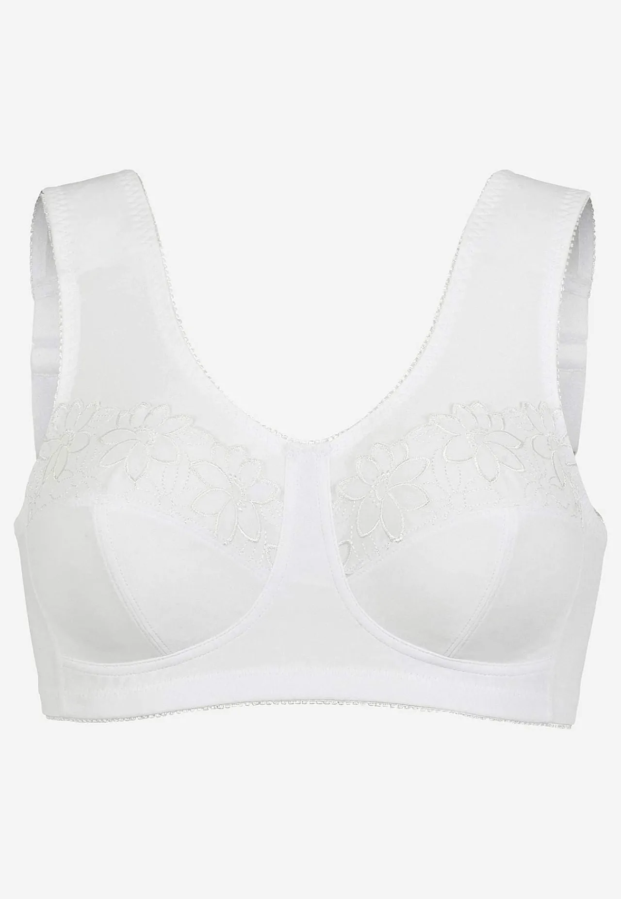 Best Soft-bh med broderi Lily Basplagg|Plus Size