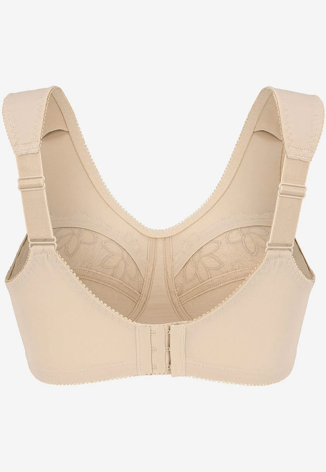 Soft-bh med broderi Lily 2-pack Basplagg|Plus Size