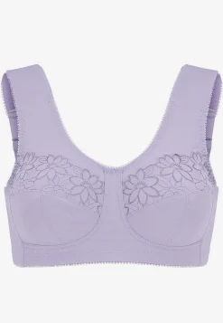 Clearance Soft-bh med broderi Lily 2-pack Basplagg|Plus Size