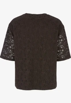 Best Spetstopp med rundhals Toppar & T-Shirts|Matchande Set