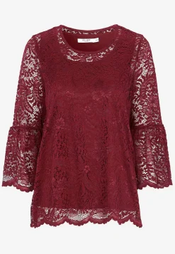 Discount Spetstopp med trumpetärm Toppar & T-Shirts|Festkläder
