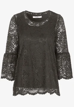 Outlet Spetstopp med trumpetärm Toppar & T-Shirts|Festkläder