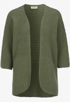 Hot Stickad cardigan med trekvartsärm Tröjor & Cardigans|Stickat