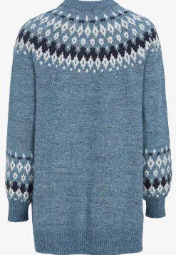 Sale Stickad, jacquardmönstrad tröja Tröjor & Cardigans|Stickat