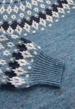 Sale Stickad, jacquardmönstrad tröja Tröjor & Cardigans|Stickat