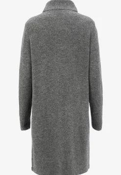 Outlet Stickad polotröja med omlottdetalj fram Tröjor & Cardigans|Stickat