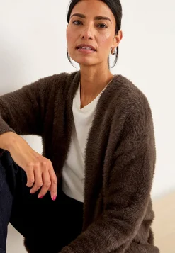 Stickad, öppen cardigan Tröjor & Cardigans|Stickat