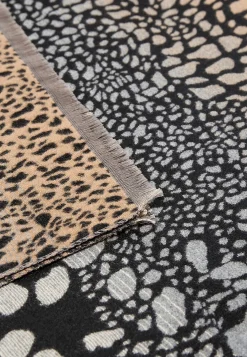 Clearance Stickad scarf med franskant Accessoarer