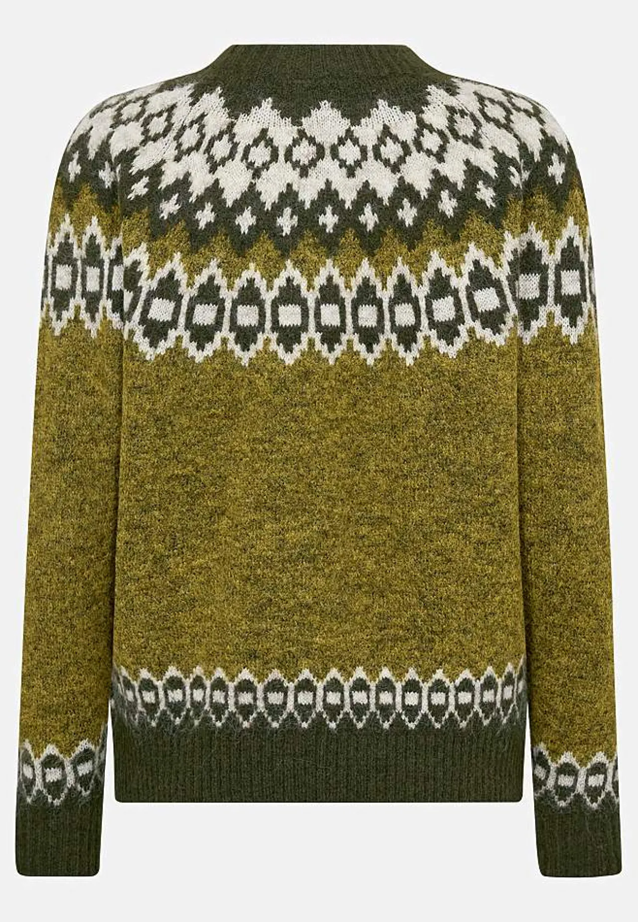Discount Stickad tröja med jacquardmönster Tröjor & Cardigans|Stickat