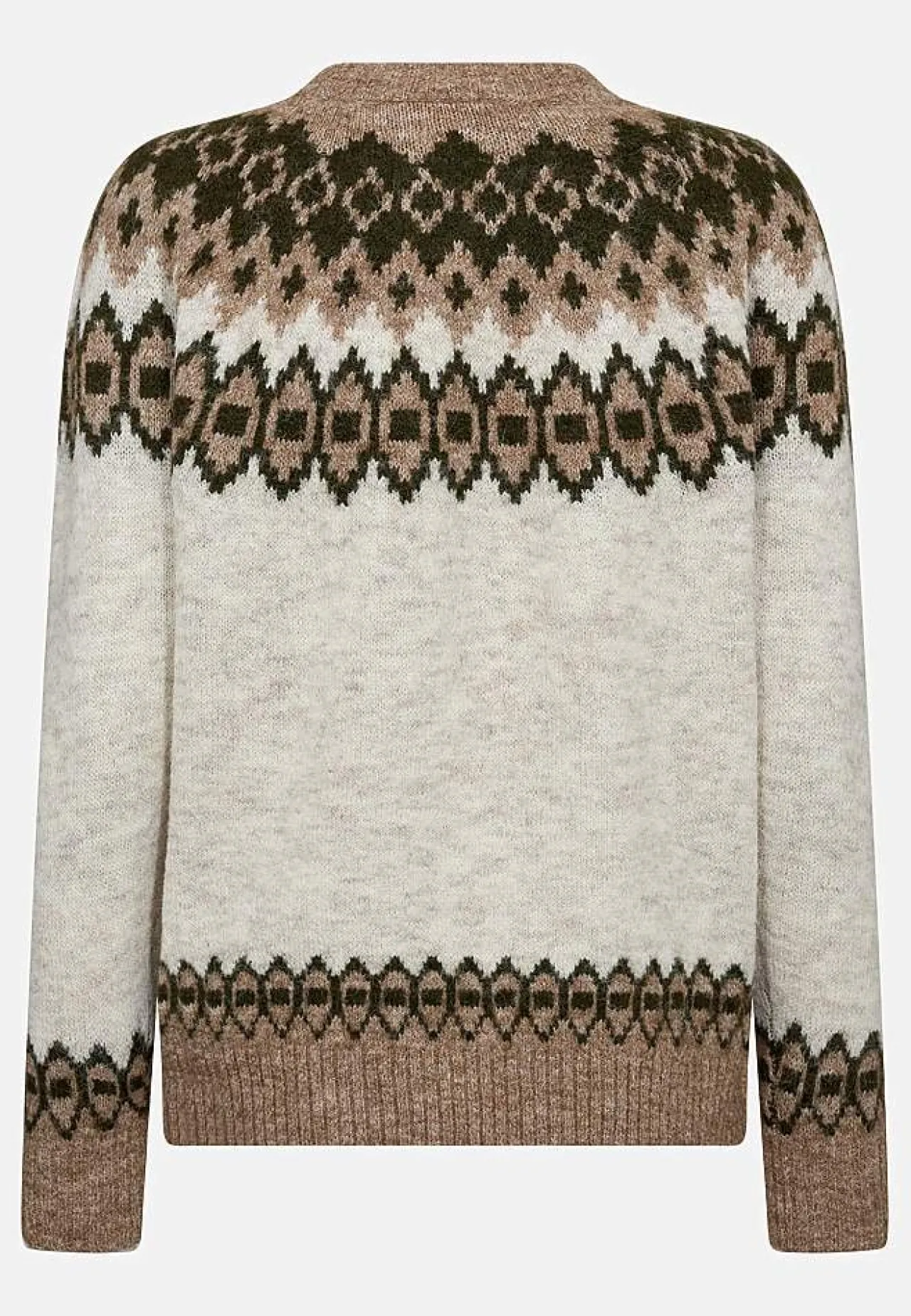 Clearance Stickad tröja med jacquardmönster Tröjor & Cardigans|Stickat